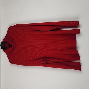 Talbots Woman Red Turtleneck Ribbed Sweater 3X